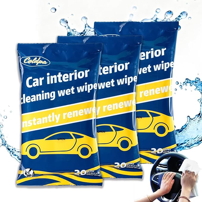 Car Interior Cleaning Wipes, All-Purpose Cleaning Wipes, Cleaning Wipe - Image 2