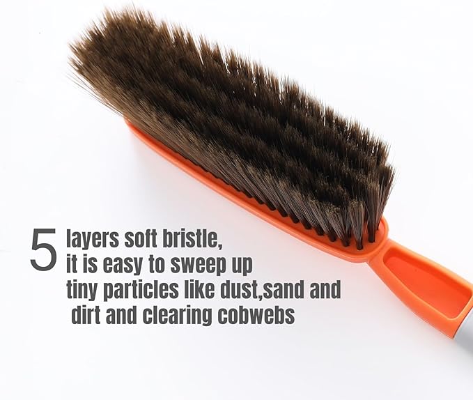 1 Pack 15" Hand Broom Brush, Soft Bristle Cleaning Brush, Counter Brush - Image 3