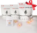 Vogue Candles 3-Pack 5 LB Refillable White Pearled Candle Sand – 15 LB Value by VogueCandles