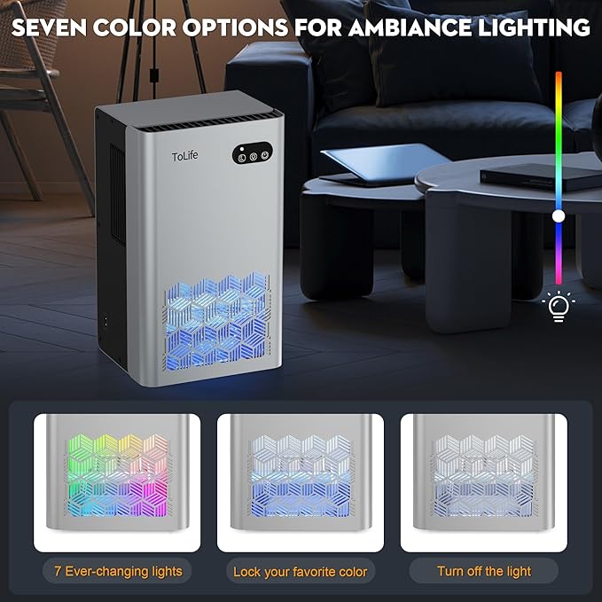 ToLife Dehumidifier for Home, 1000 sq.ft Dehumidifiers for Basement Bedroom - Image 5
