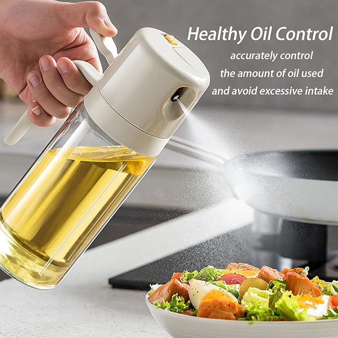 2 in 1 Glass Oil Sprayer and Dispenser - Image 3