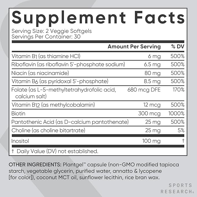 Sports Research® Vitamin B-Complex - Image 5