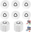 12 Pack Spin Mop Replacement Heads, 100% Microfiber Spin Mop Refill by V-chen