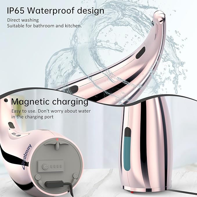 Adjustable Automatic Soap Dispenser Touchless, 4 Adjustable Levels Touchless - Image 4