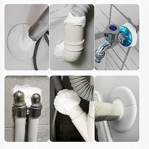 Waterproof Duct Seal Repair Sealing Clay 4 Pack White Moldable Silicone Putty - Image 4