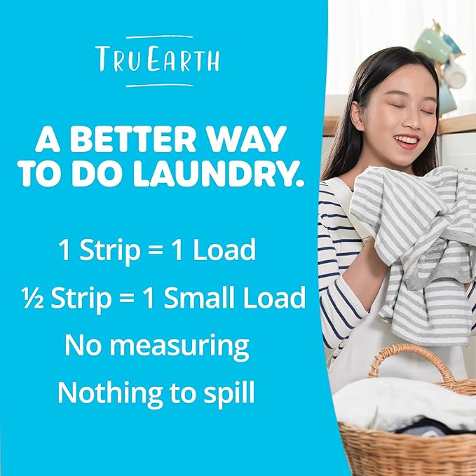 Tru Earth Compact Dry Laundry Detergent Sheets, Travel Sheets - Image 7