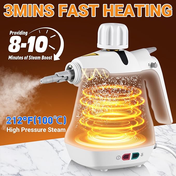 Pressurized Handheld Steam Cleaner - Image 2