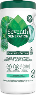 Seventh Generation Multi-Surface Cleaning Wipes, Garden Mint Scent, Cuts Grease by SeventhGeneration