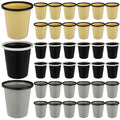Maxdot 36 Pcs Bathroom Trash Cans Bulk 2 Gallon Small Waste basket Round by Maxdot