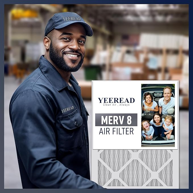 18x20x1 MERV 8 Air Filters 6-Pack, Actual Size 17.7" x 19.7" x 0.75" – - Image 7