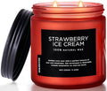 M&SENSE Natural Soy Candles for Home Strawberry Ice Cream Scented, 11.6oz 70 by MSENSE
