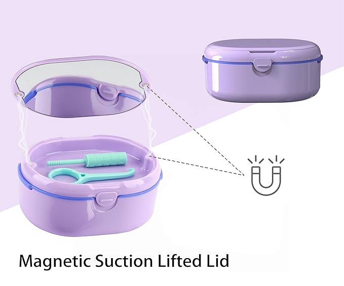 MURRI&MURRDI Retainer Case, Denture Bath Box - Image 2