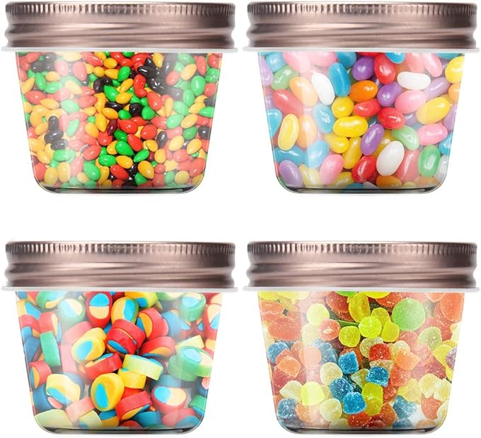 Novelinks 4 Ounce Clear Plastic Jars - Image 5