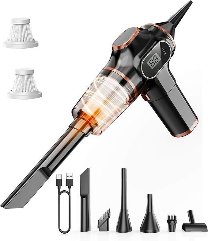 Portable Car Vacuum Cordless Mini Handheld Vacuums Cleaner High Power by Unknown