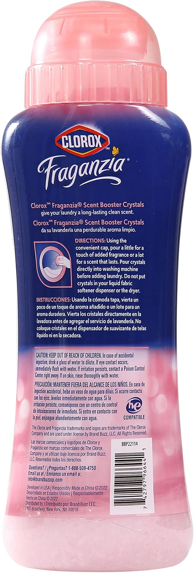 Clorox Fraganzia Laundry Scent Booster Crystals in Rose Scent - Image 6
