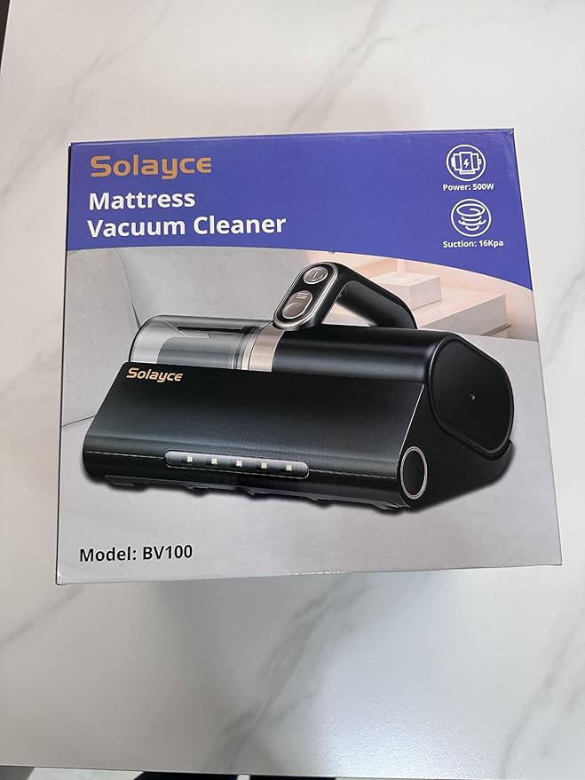 Bed Vacuum Cleaner, 16Kpa Suction 500W Powerful Double Cup Mattress Cleaner - Image 8