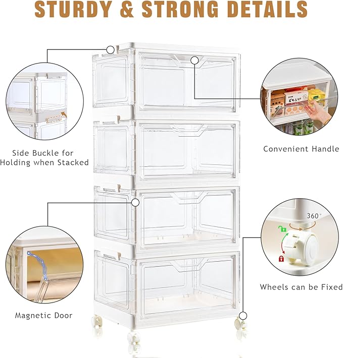 Collapsible Plastic Storage Bins - Image 7