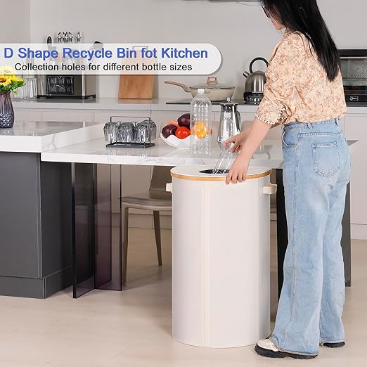 Efluky Recycling Bin 100L, 26 Gallon, Oxford Fabric, 17.32"L x 12.9"W x 11.46"H - Image 4