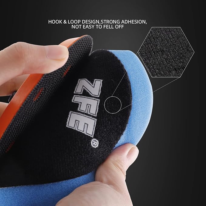 Buffing Polishing Pads, ZFE 7Pcs 6" Waffle Foam Buffing Pads Polishing Pads - Image 6