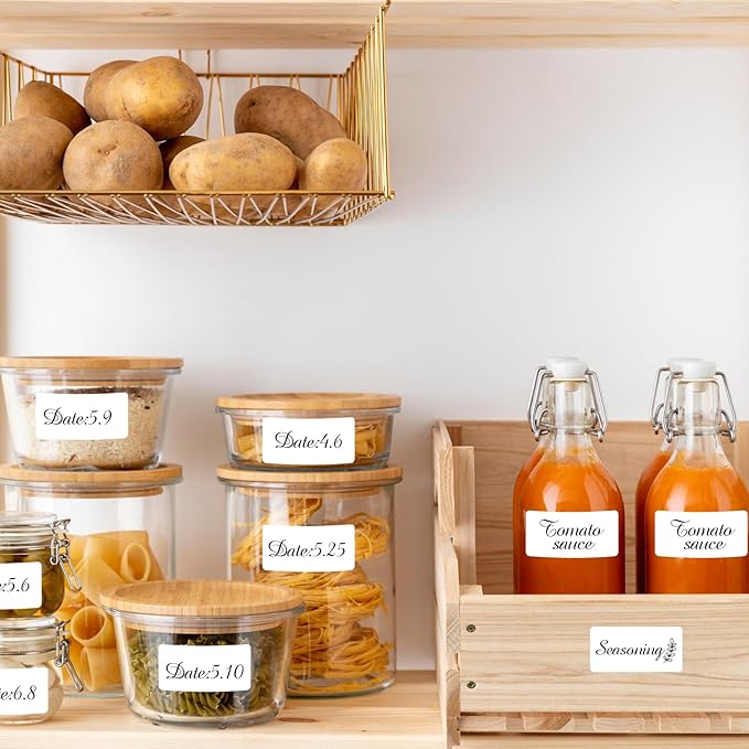 1200 Blank Removable Freezer Labels Water Oil Resistant - Image 4