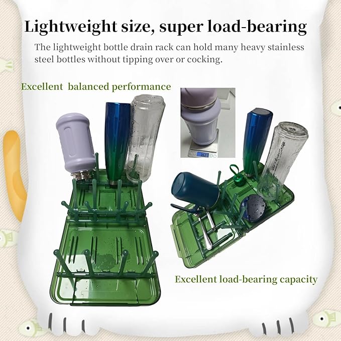 Travel Bottle Drying Rack Space Saving, Foldable Bottle Drying Rack - Image 6