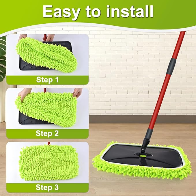 Mops for Floor Cleaning, Dust Mop for Hardwood Floors, Extra Large Floor Mop - Image 5