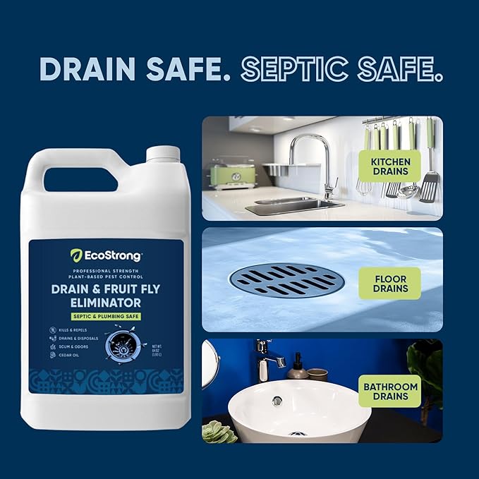 Fruit Fly Drain Treatment | Drain Fly Eliminator | Eliminates Gnats, Sewer - Image 6