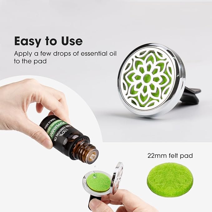 ttstar Car Diffuser Vent Clip - 30mm Aromatherapy Essential Oil - Image 2