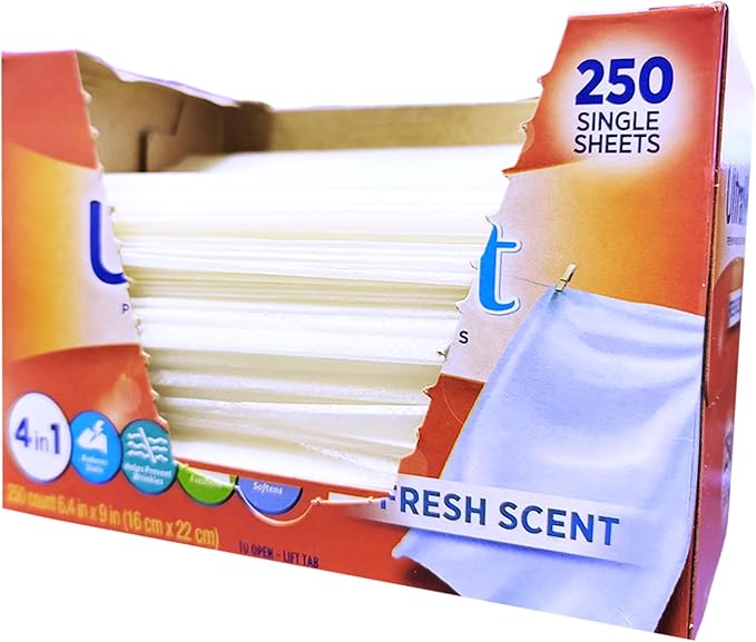 200 Single Laundry Dryer Sheetsw/ Easy Dispenser Box Packaging, Household - Image 2