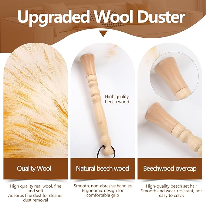 Lambswool Duster for Cleaning - Image 3