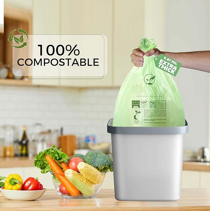 13 Gallon Compostable Trash Bags - Image 4