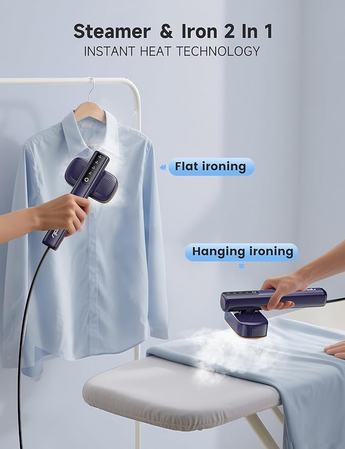 Steamer for Clothes Portable Handheld Garment Steamer, 15s Fast Heat-up - Image 8