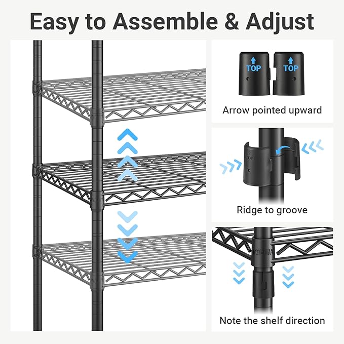 VIPEK Classic V6 Medium Wire Garment Rack Heavy Duty Clothes Rack - Image 6