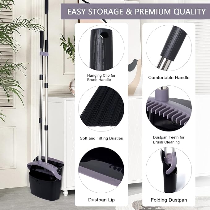 Broom and Dustpan Set, Dustpans - Image 4