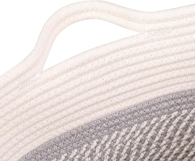 Medium and Large Woven Basket//With Handle, Used - Image 5