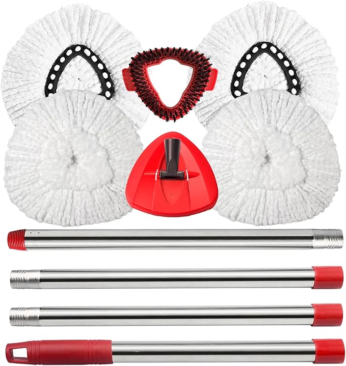 Spin Mop Replacement Head Mop Replace Head Compatible by Fazlynyi