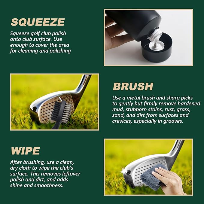 Golf Club Cleaning Kit 3-in-1 - Image 3