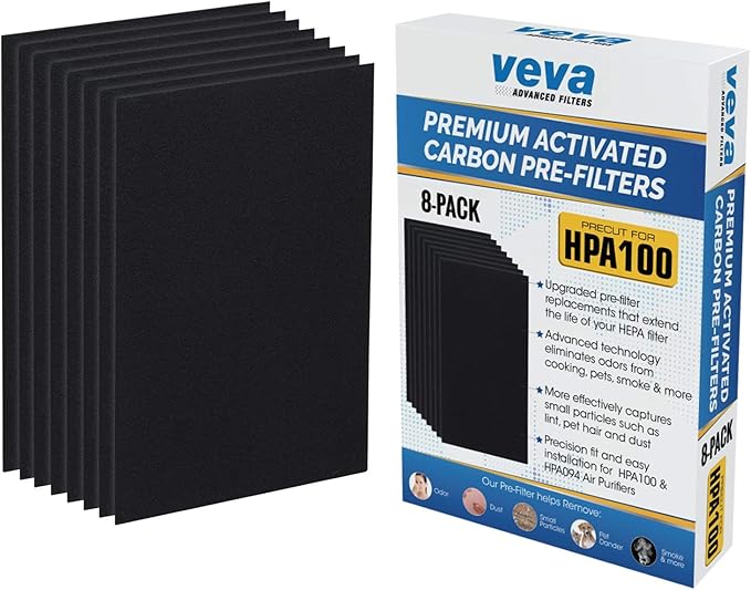 HPA100 Pre-Filters Replacement for Honeywell Air Purifier by VEVA