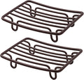 Bar Soap Dish Holder for Shower Bathroom Stainless Steel Rust Proof Self by GUUKAR