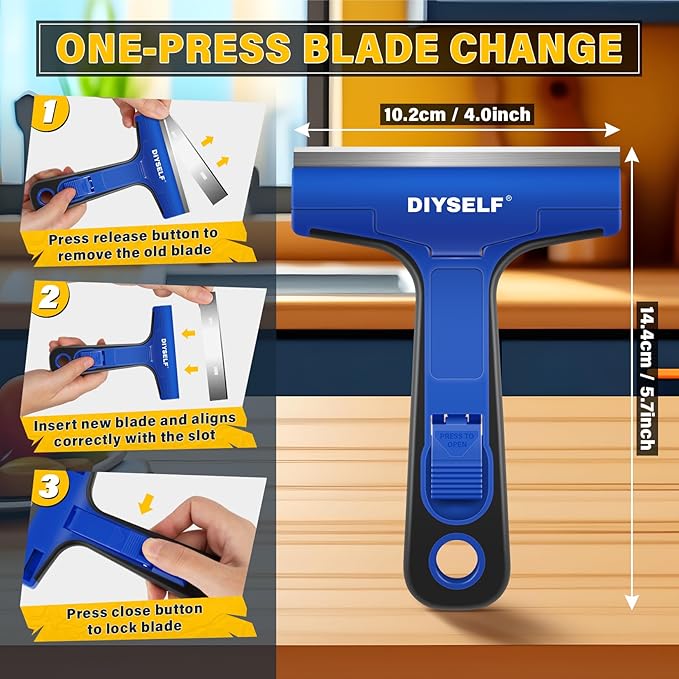 DIYSELF 1 Pack Razor Blade Scraper - Image 5