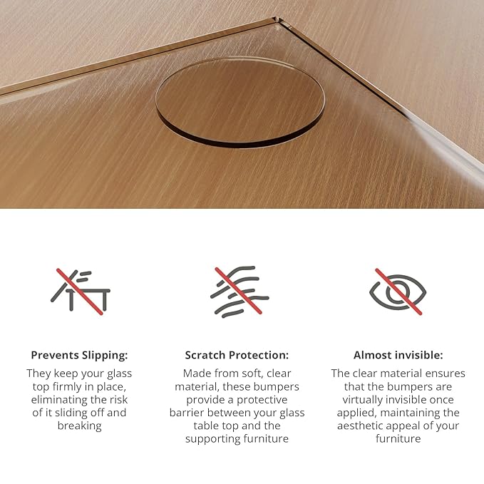 X-Protector Glass Table Top Bumpers - Image 4