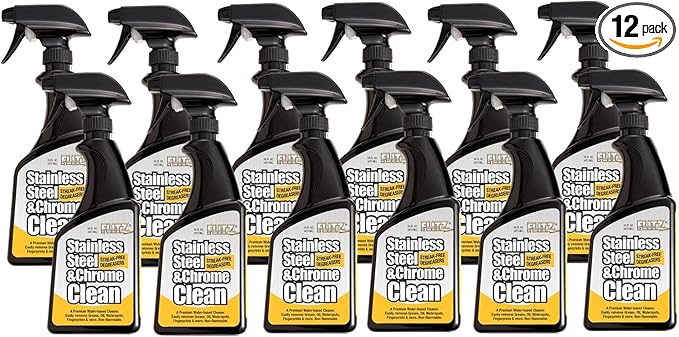 Flitz Stainless Steel & Chrome Clean - 16oz Bottle by FlitzInternationalLTD