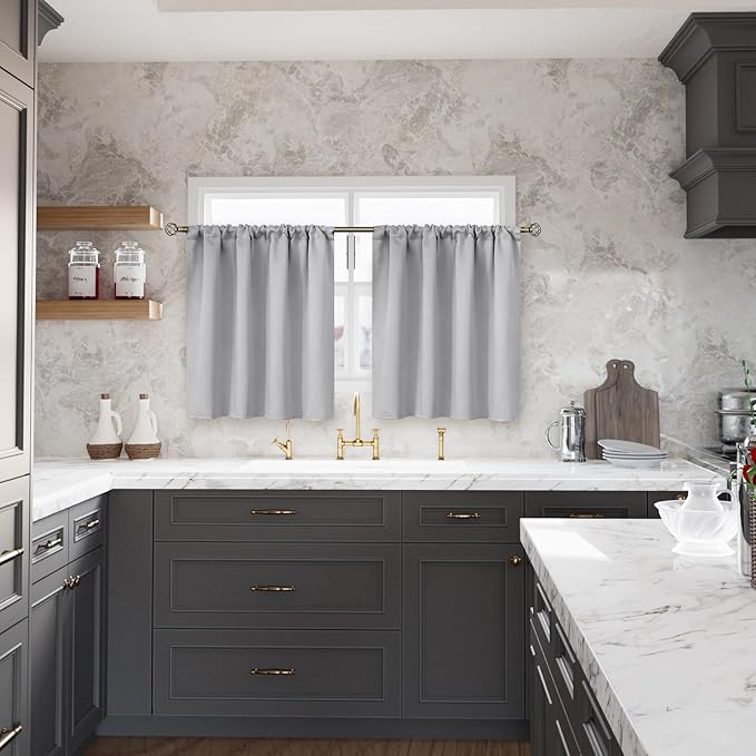 BGment Small Window Curtains 30 Inches Length - Image 5