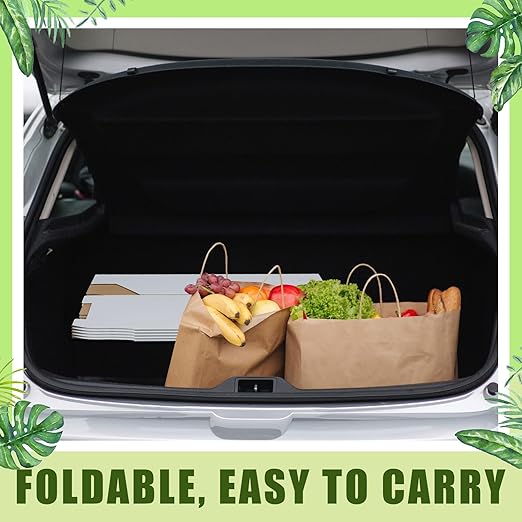10 Pack 13 Gallon Cardboard Trash Cans Disposable and Reusable Corrugated - Image 7