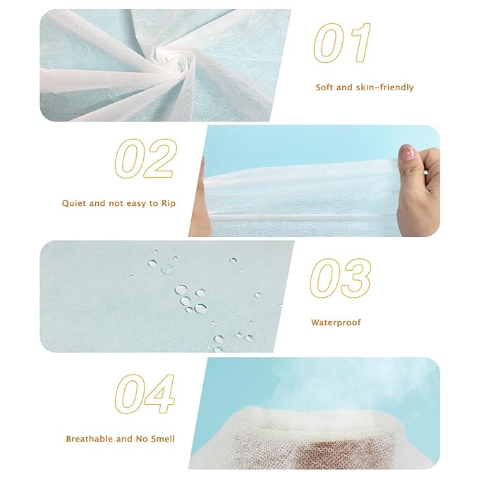 100Pcs Disposable Massage Table Sheets 31" x 71" Non-Woven Fabric Disposable - Image 2
