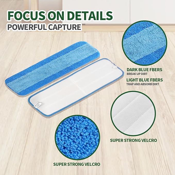 10 Pack Microfiber Cleaning Pads - Image 2