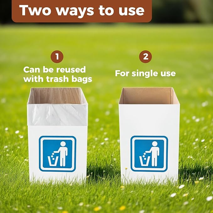 （10 Pack） 13 Gallon Disposable trash cans - Image 6