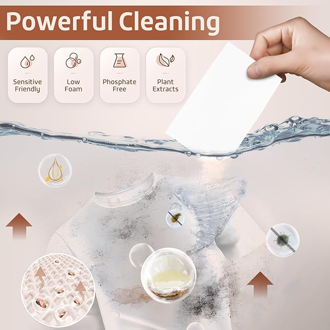Poesie Laundry Detergent Sheets Earth Warmth Scent 160 Count Road Trip College - Image 4