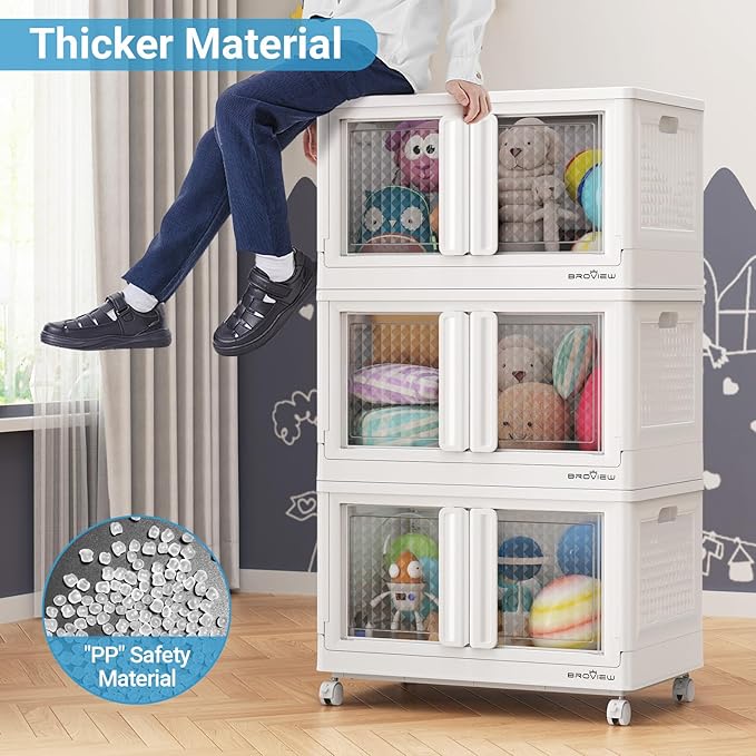BROVIEW 300 Qt Stackable Storage Bins - Image 5