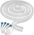 Qucship 2-1/2" x 10' Heavy-Duty PVC Dust Collection Hose, Puncture-Resistant by Qucship